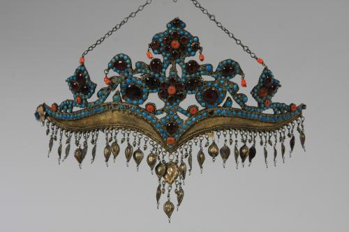 0371 Tilla-kosh (diadem). Tashkent , nineteenth century